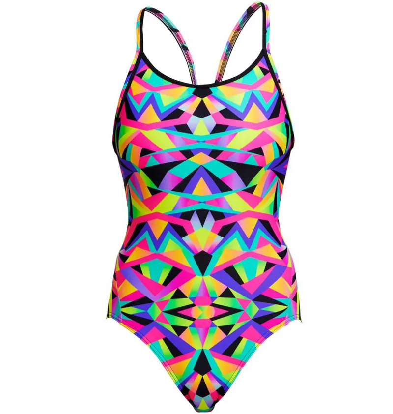 Funkita Ladies Diamond Back One Piece Swimsuit Crystal Eyes
